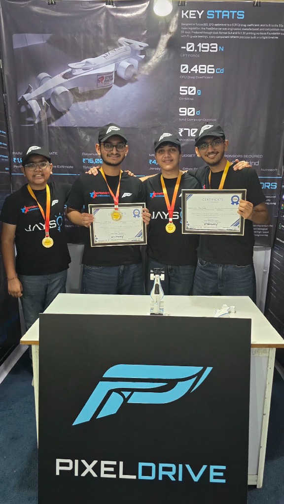 PixelDrive STEM Racing India Team - Regional Champions F1 in Schools